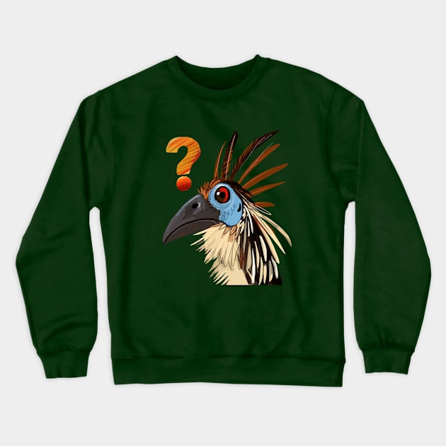 What´s the hoatzin? Crewneck Sweatshirt by belettelepink